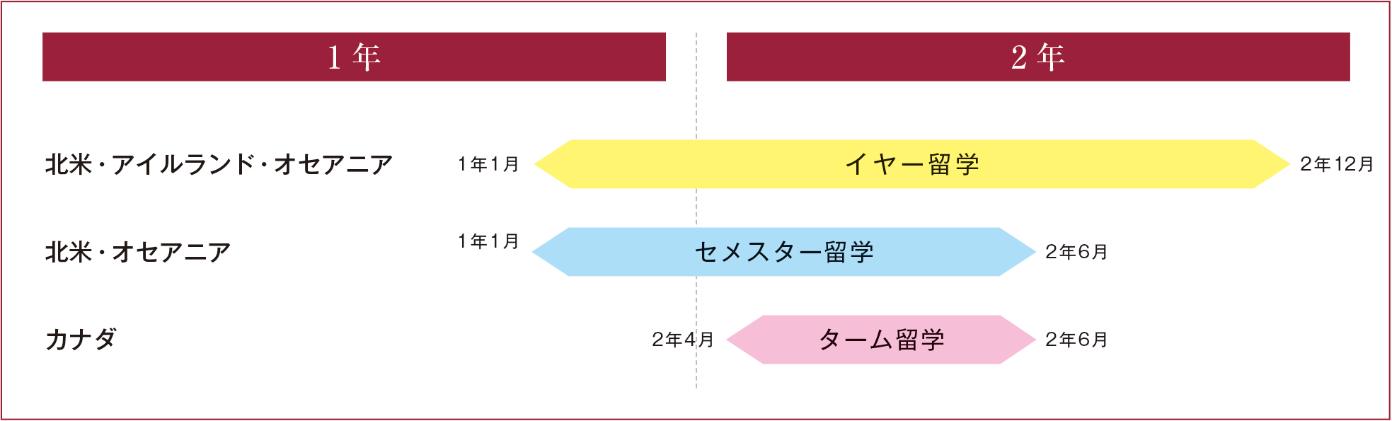 留学の流れ